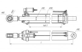 Гидроцилиндр подъёма стрелы (модификация)